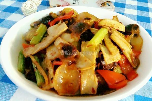 腊肉炒老芋头的做法图解9