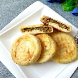 豆角肉馅发面饼的做法[图]