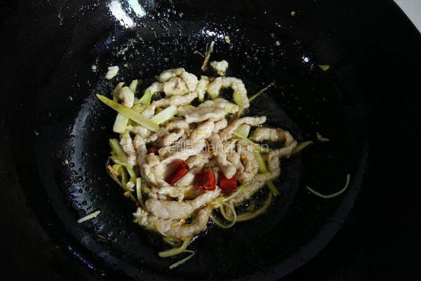 豆角炒面的做法图解7