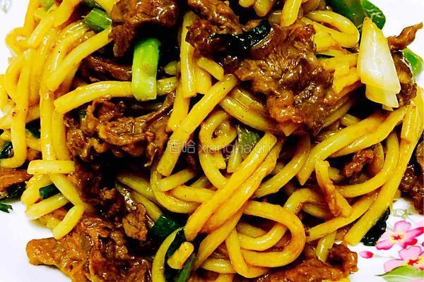 牛肉炒米线的做法图解10