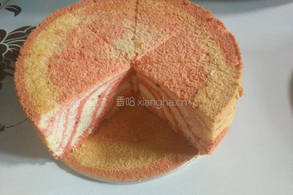 斑马纹戚风的做法图解14