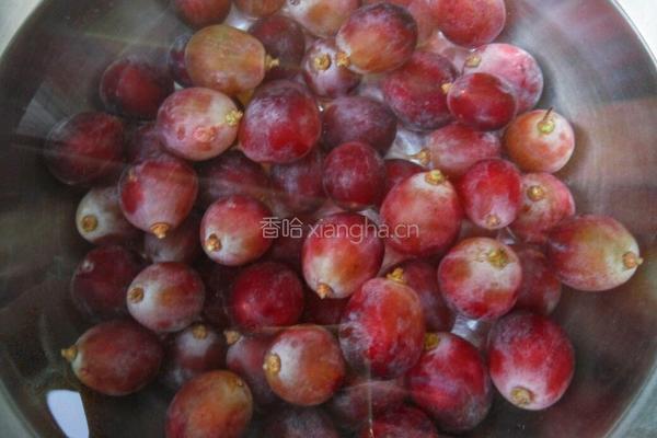 DIY红提果酱的做法图解4