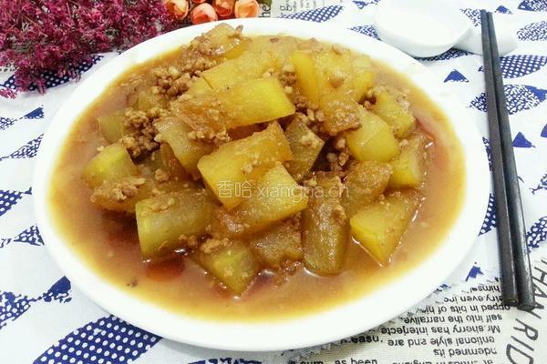 肉焖冬瓜的做法图解8