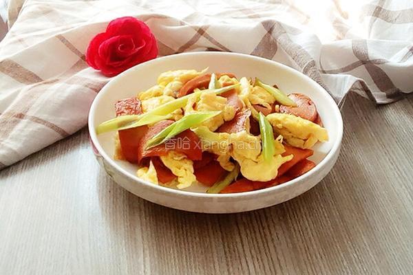 鸡蛋火腿的做法图解7