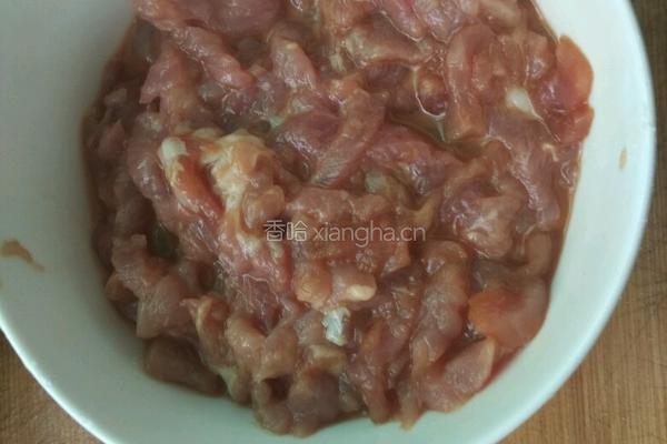 苦瓜肉丝的做法图解3
