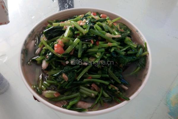 清炒萝卜叶的做法图解7