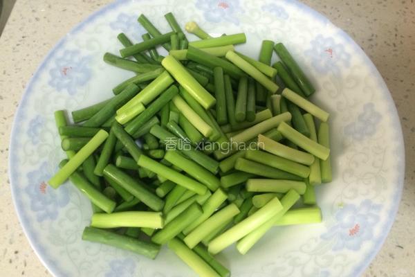 肉丝炒蒜苔的做法图解6