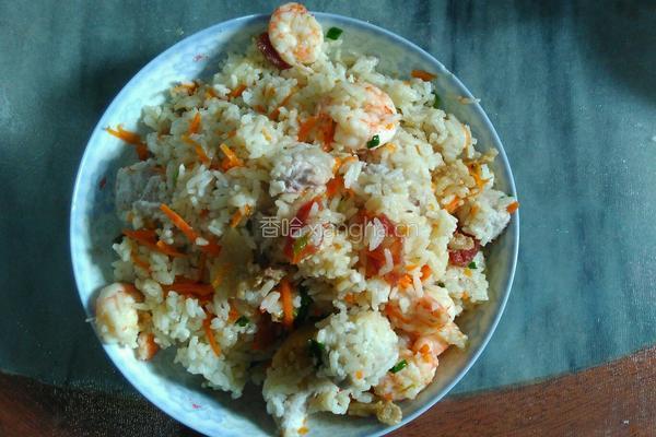 香芋腊肠虾仁饭（潮汕香饭）
