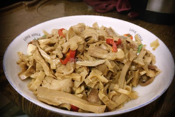 笋干炒肉的做法图解3