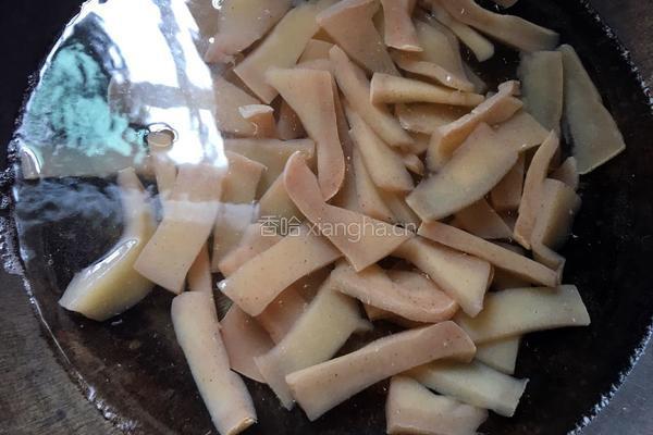 家常炒魔芋豆腐的做法图解4