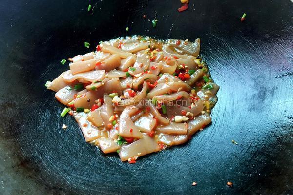 家常炒魔芋豆腐的做法图解10