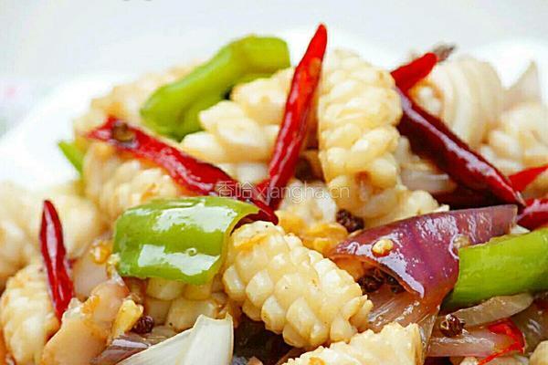 火爆鱿鱼花的做法图解10