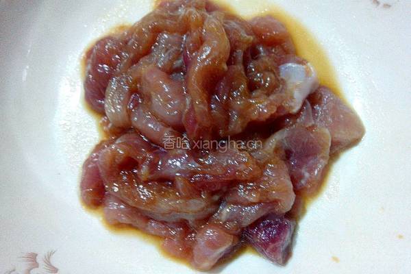 肉炒豆角的做法图解2