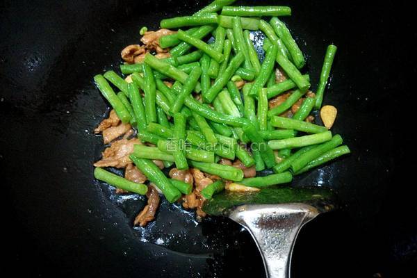 肉炒豆角的做法图解6