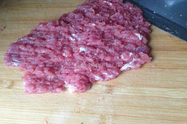肉末粉条的做法图解2