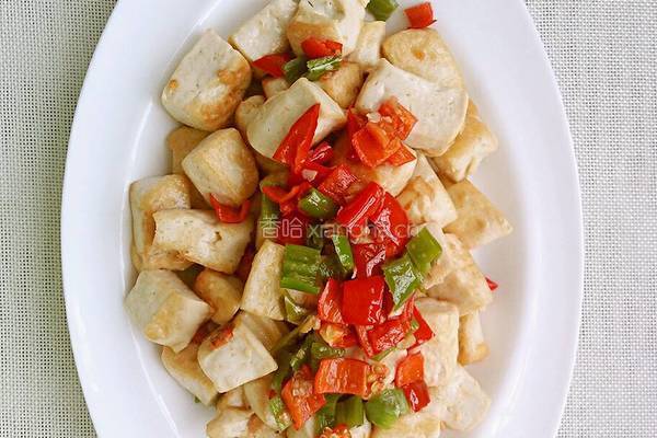 清炒豆腐的做法图解6