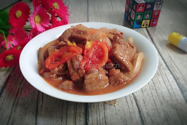 西红柿牛肉的做法图解10