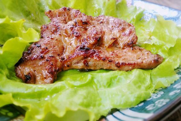 香煎梅花肉的做法图解5