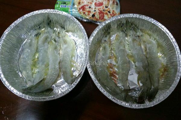 芝士焗大虾的做法图解4