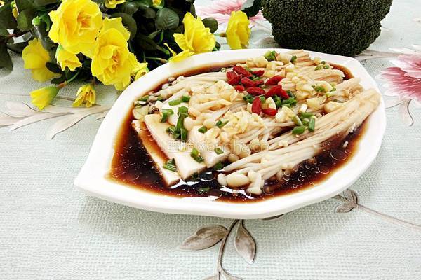 金针菇豆腐的做法图解8