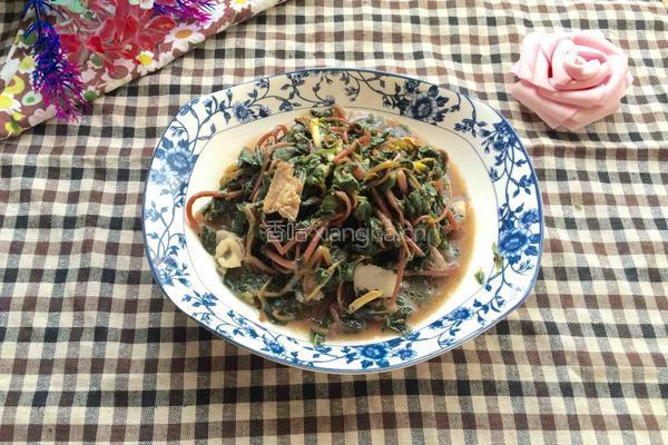 马齿苋炒肉的做法图解12
