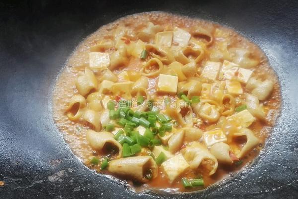 大肠烧豆腐的做法图解7
