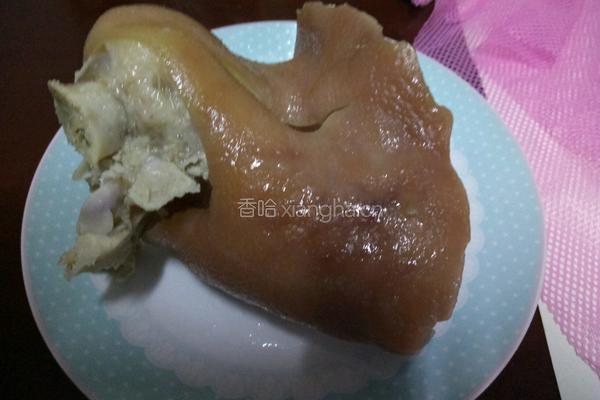 白灼猪手的做法图解5