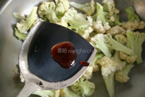 耗油炒菜花的做法图解5