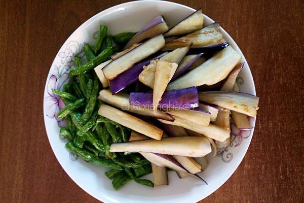 豆角烧茄子的做法图解7
