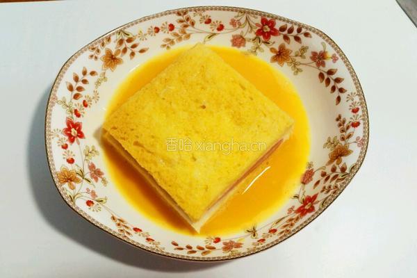 港式小食火腿西多士的做法图解9