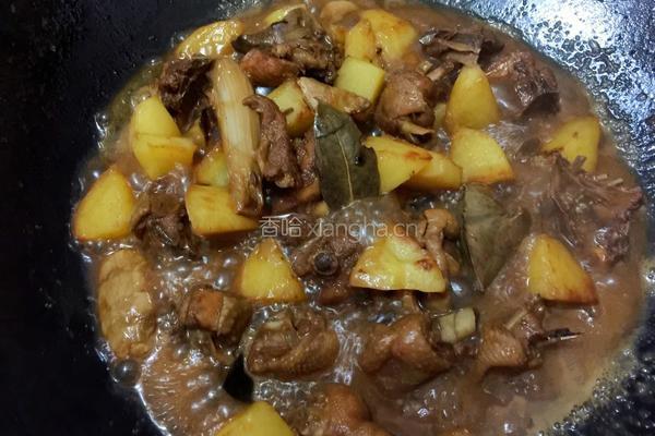 土豆红烧鸡的做法图解10