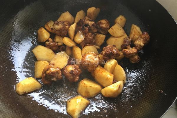 鸡腿炒土豆的做法图解7