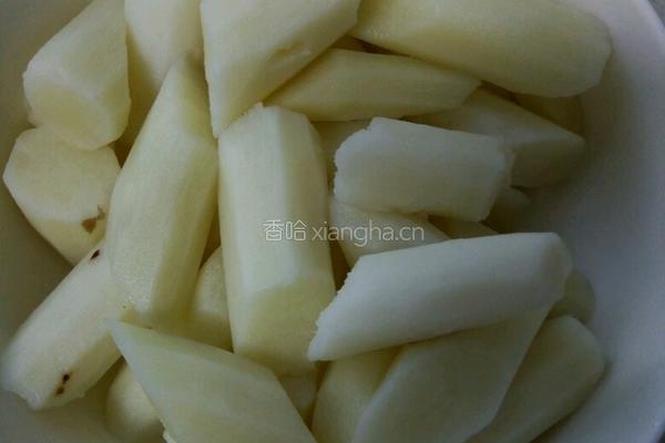 拔丝山药的做法图解3