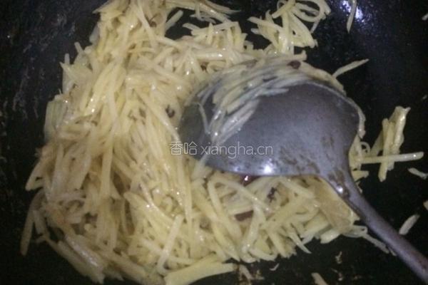家常土豆丝的做法图解4