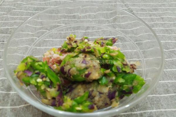 尖椒茄子馅饼的做法图解6