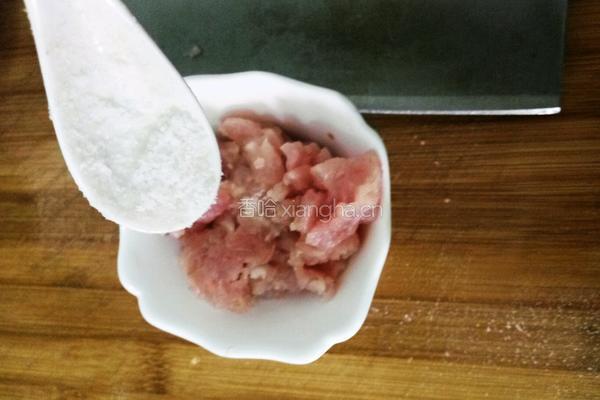 肉末粉丝蒸扇贝的做法图解2