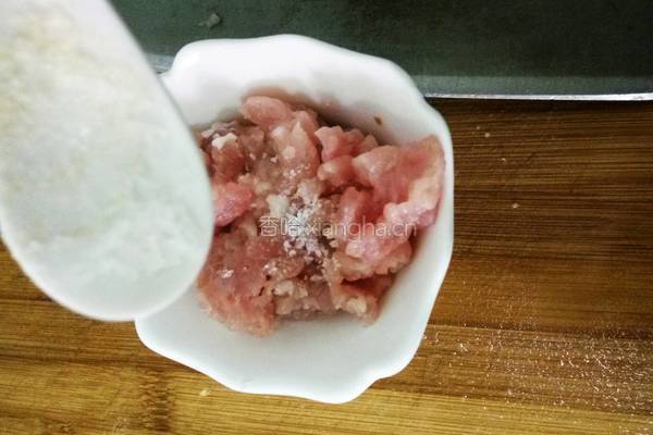 肉末粉丝蒸扇贝的做法图解3