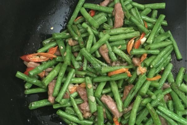 肉焖豆角的做法图解6