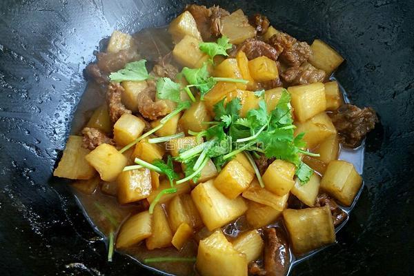 萝卜焖牛腩的做法图解9