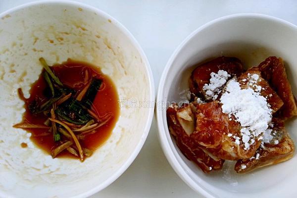 排骨煲仔饭的做法图解2