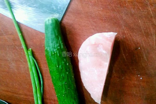 黄瓜汤的做法图解1