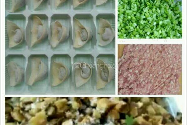 香菇芹菜猪肉馄饨的做法图解5