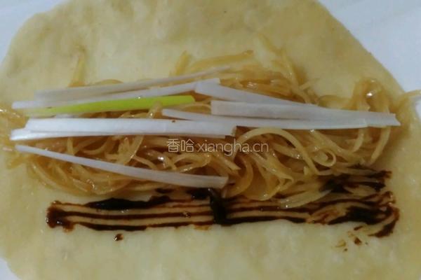 筋饼卷菜的做法图解20