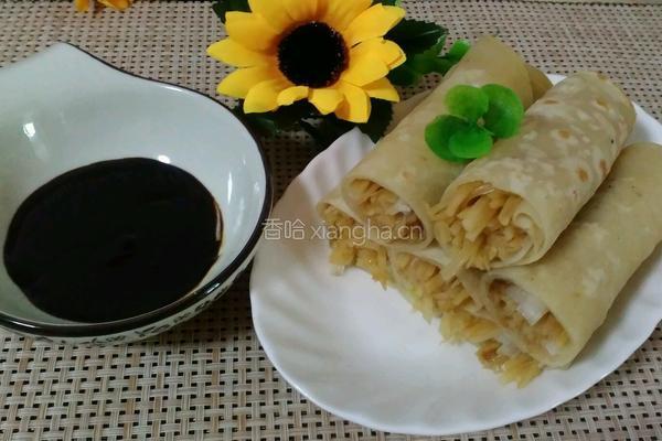 筋饼卷菜的做法图解22