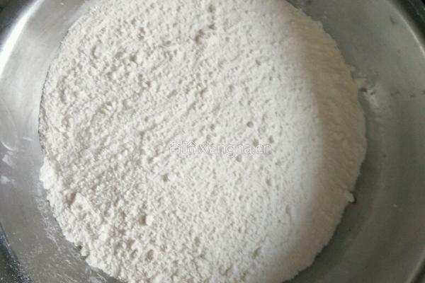 豆渣芝麻糖饼的做法图解1