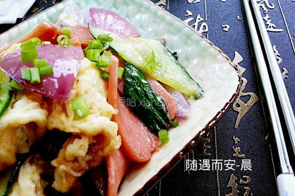 火腿炒蛋的做法图解12