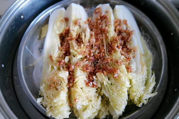 蒜蓉粉丝娃娃菜的做法图解11
