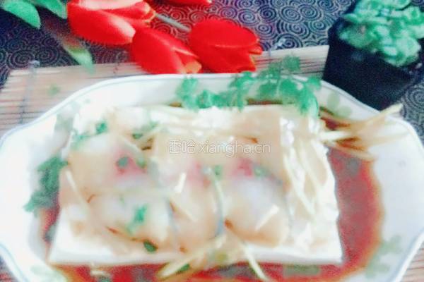 咸鱼蒸豆腐的做法图解7