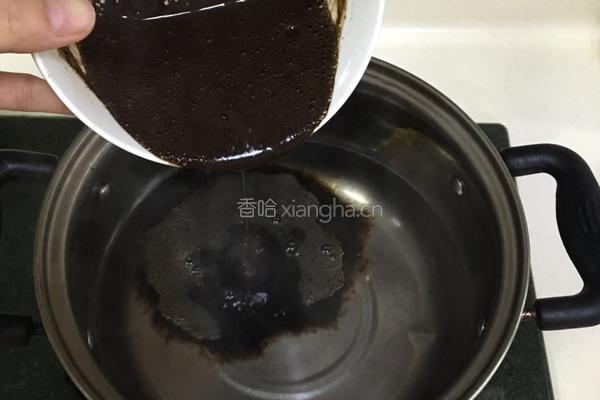 红豆芋圆烧仙草的做法图解4