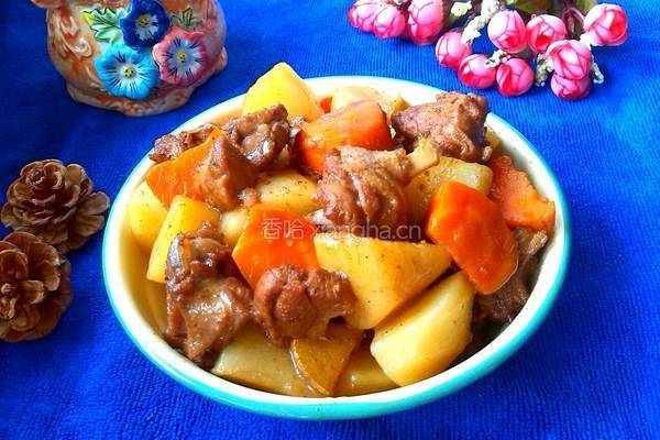 土豆烧鸭腿的做法图解11